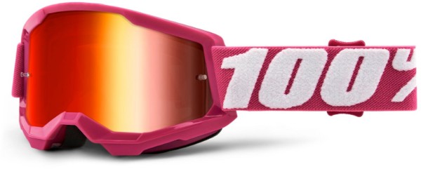 100% Strata 2 Junior MTB Goggles Mirror Lens