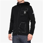 Image of 100% Viceroy Hooded Zip Tech Fleece Cycling Hoodie