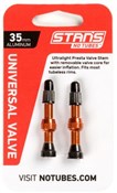 Stans Universal Presta Coloured Alloy Valve Stems Pair