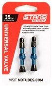 Stans Universal Presta Coloured Alloy Valve Stems Pair