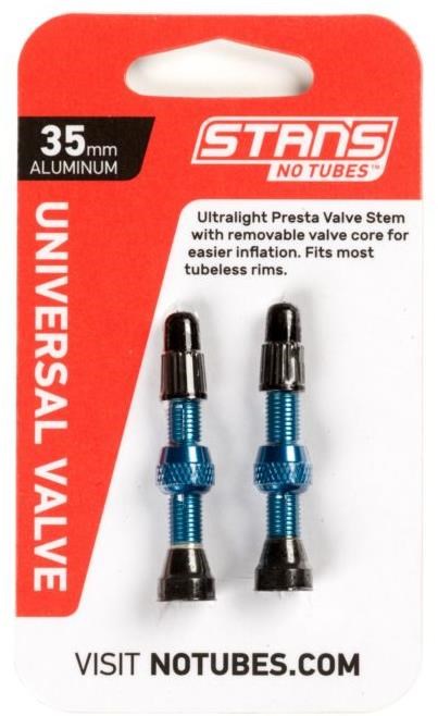 Stans Universal Presta Coloured Alloy Valve Stems Pair