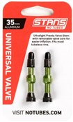 Stans Universal Presta Coloured Alloy Valve Stems Pair