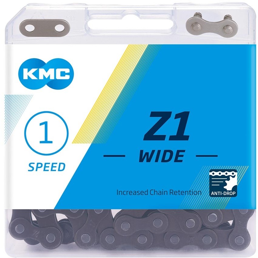 KMC Z1 Wide Brown Single Speed Chain 112 Links