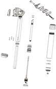 RockShox Seatpost Spare Parts Clamp Nut And Bolt Kit - Reverb