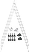 SKS Extra Long 380mm V-Stay Set - Chromo