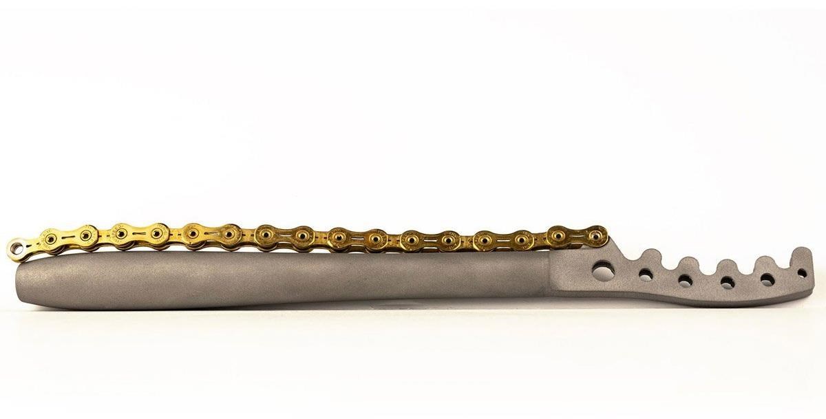 Silca 3D Printed Titanium Chain Whip
