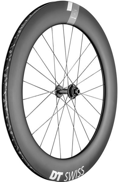 DT Swiss ARC 1400 DICUT 700c carbon clincher 80mm disc brake front wheel