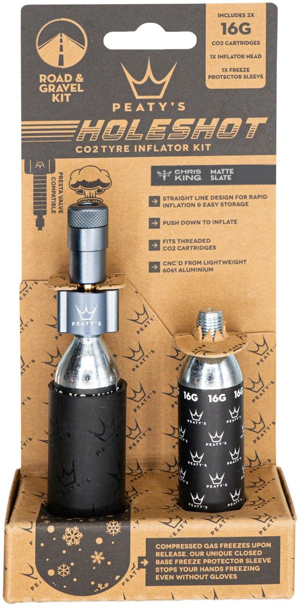 Peatys Holeshot Road & Gravel 16g CO2 Tyre Inflator