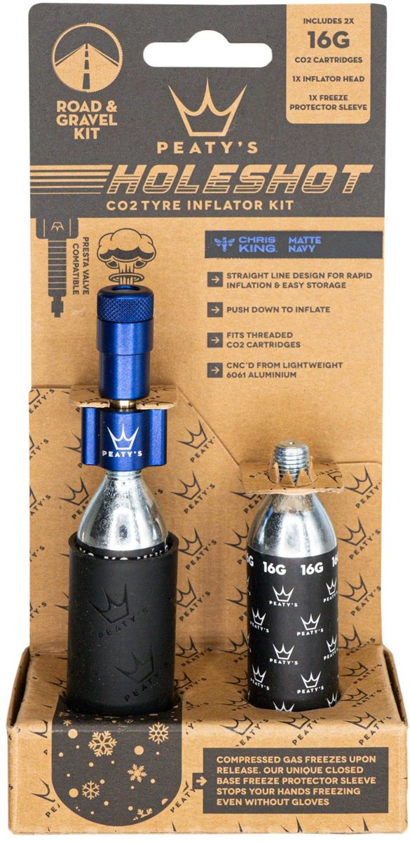 Peatys Holeshot Road & Gravel 16g CO2 Tyre Inflator