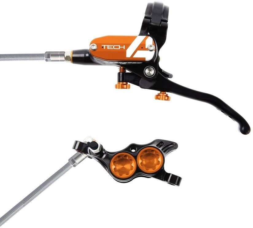Hope Tech 4 E4 Brakes Braided No Rotor