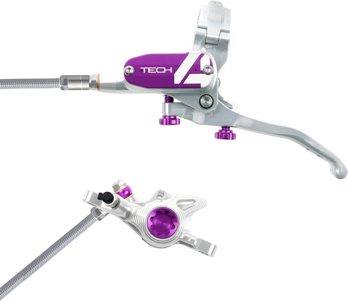 Hope Tech 4 X2 No Rotor Braided