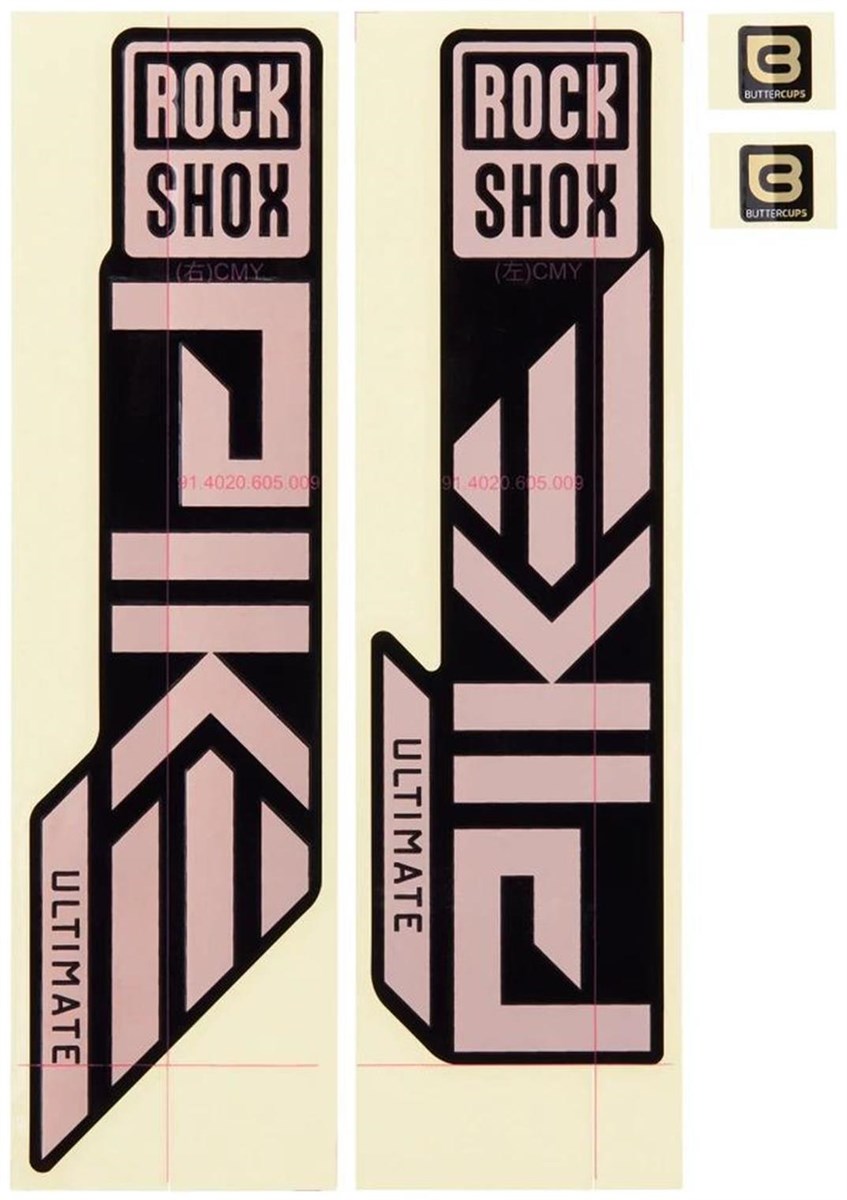 RockShox Fork Decal Kit - Pike Ultimate 27/29 (2023+)