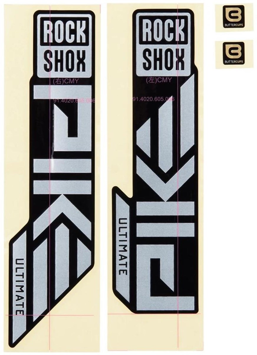 RockShox Fork Decal Kit - Pike Ultimate 27/29 (2023+)