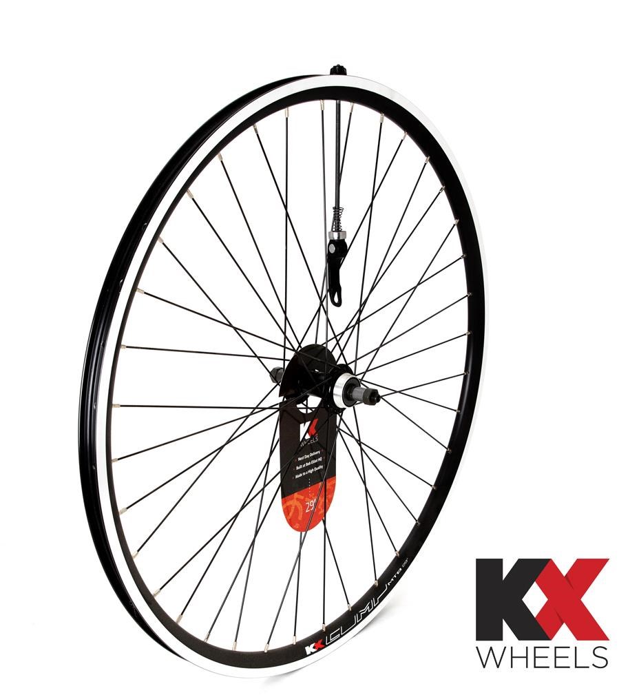 KX Wheels MTB Doublewall Q/R Screw On Rim Brake Rear 29" Wheel