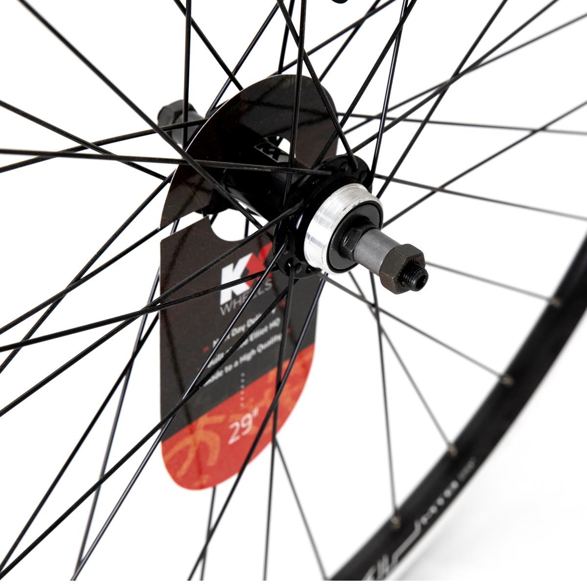 KX Wheels MTB Doublewall Q/R Screw On Rim Brake Rear 29" Wheel