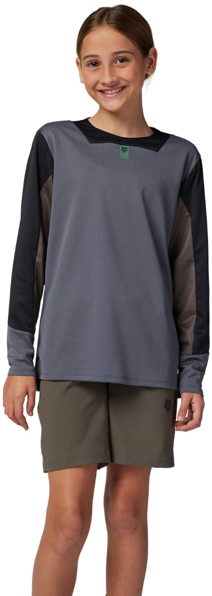 Fox Clothing Defend Youth Long Sleeve MTB Mountain Bike Jersey