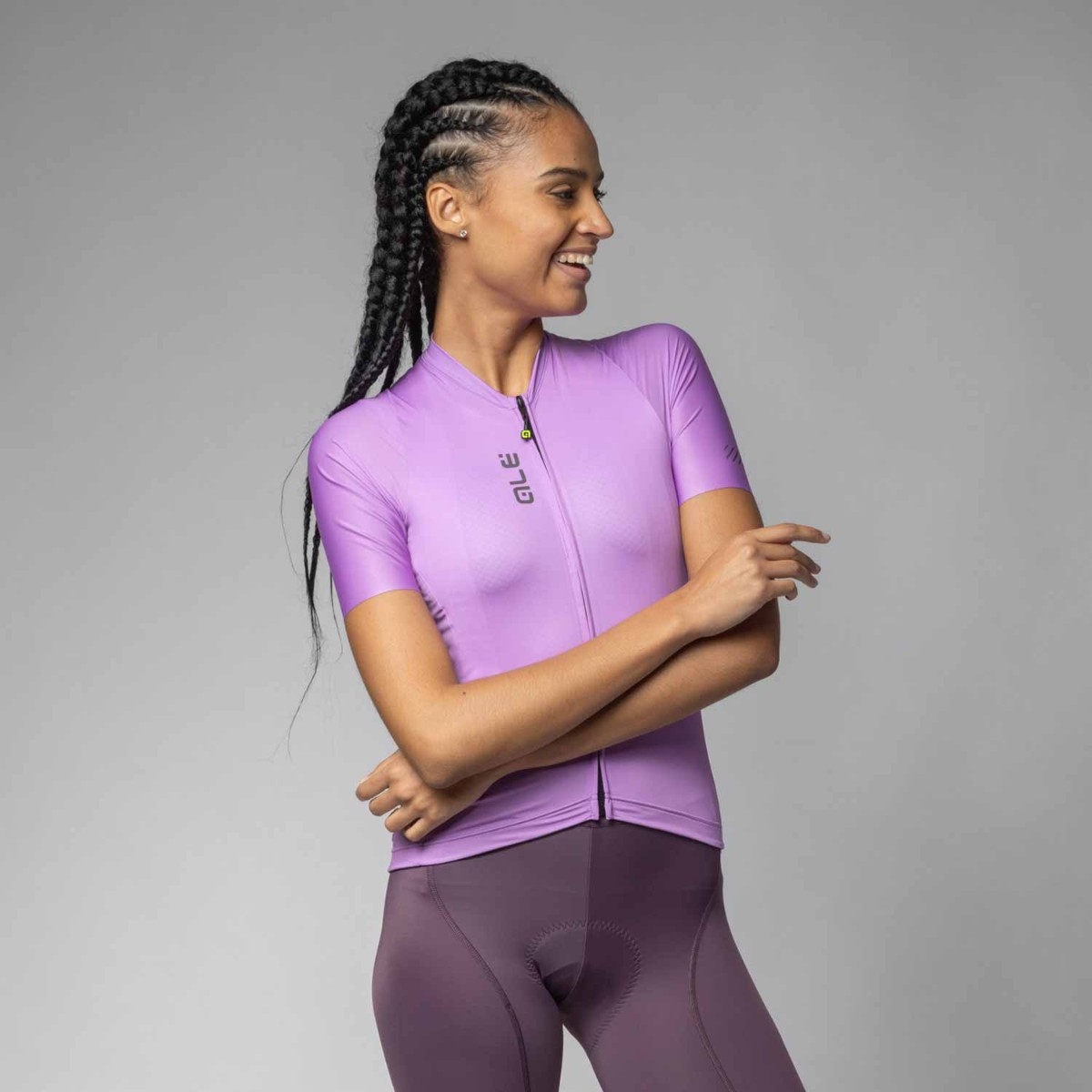 Ale Color Block Pragma Womens Short Sleeve Jersey