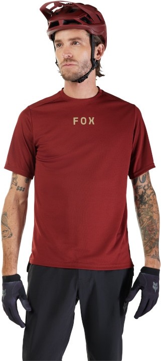 Fox Clothing Ranger Wordmark Short Sleeve MTB Mountain Bike Jersey