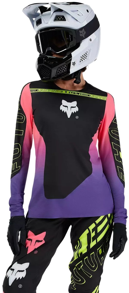 Fox Clothing Flexair Elevated Womens Long Sleeve MTB Mountain Bike Jersey