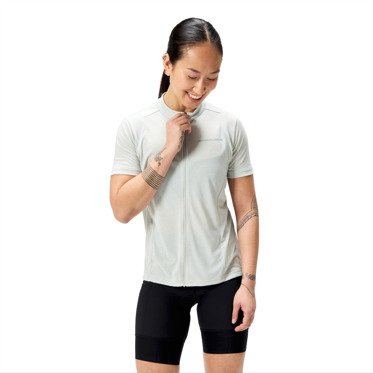 Endura Loop Womens Short Sleeve Zipped Jersey