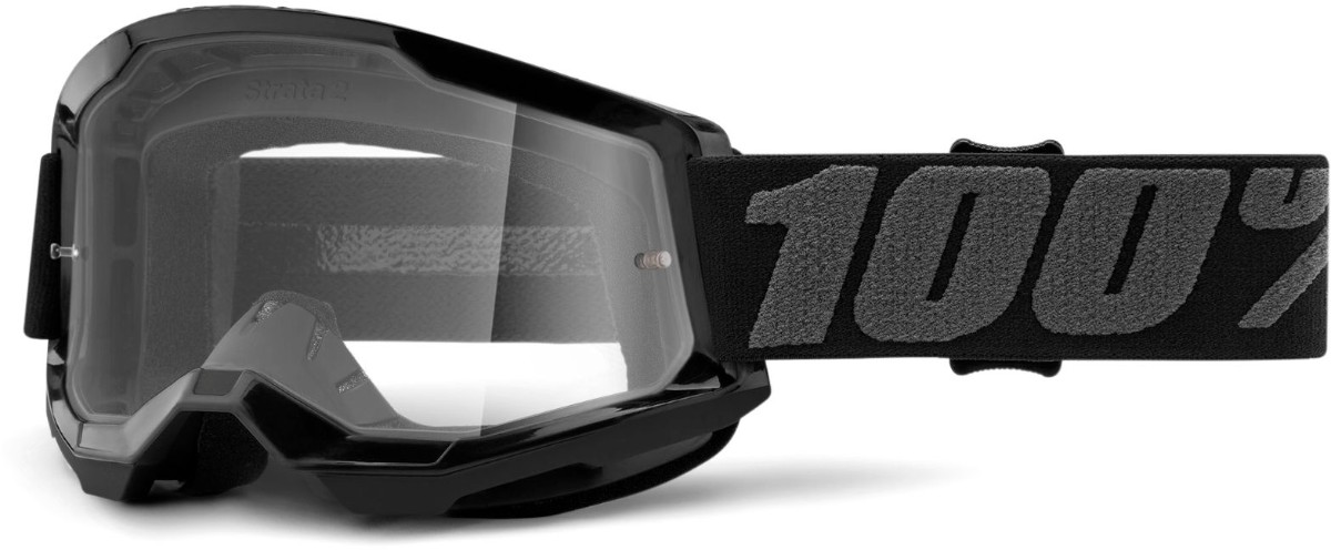 100% Strata 2 MTB Goggles Clear Lens