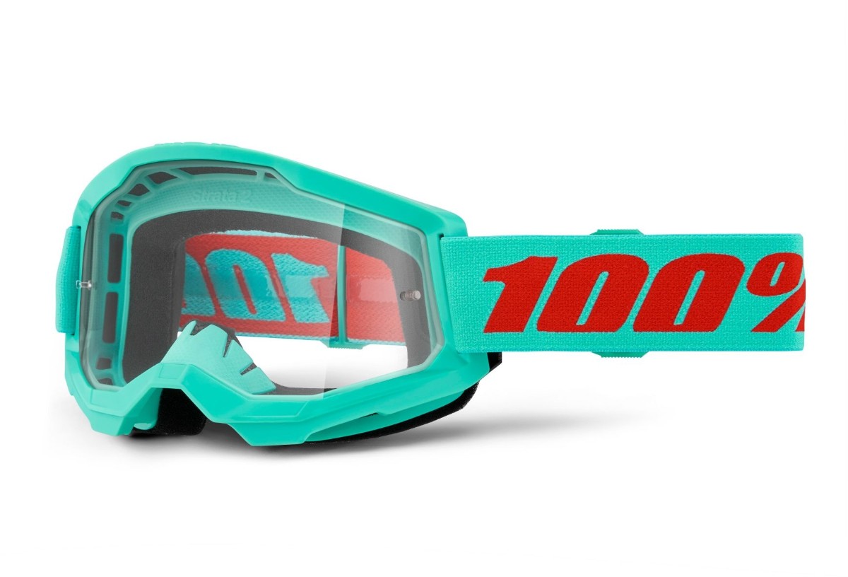 100% Strata 2 MTB Goggles Clear Lens