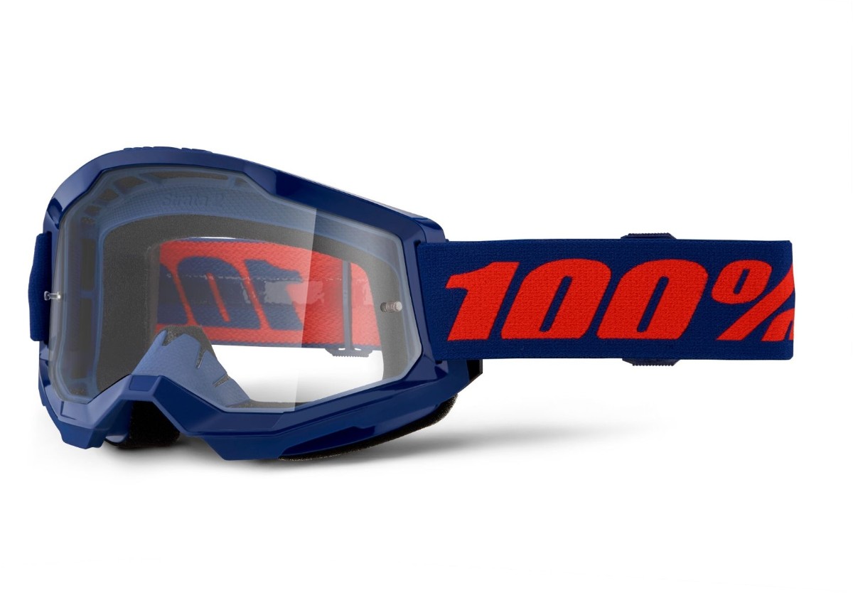 100% Strata 2 MTB Goggles Clear Lens