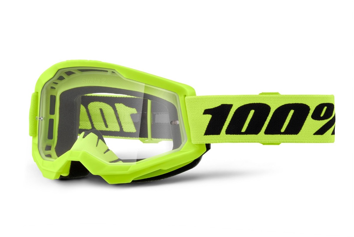 100% Strata 2 MTB Goggles Clear Lens