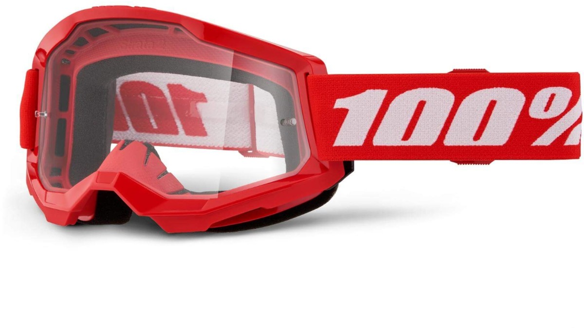 100% Strata 2 MTB Goggles Clear Lens