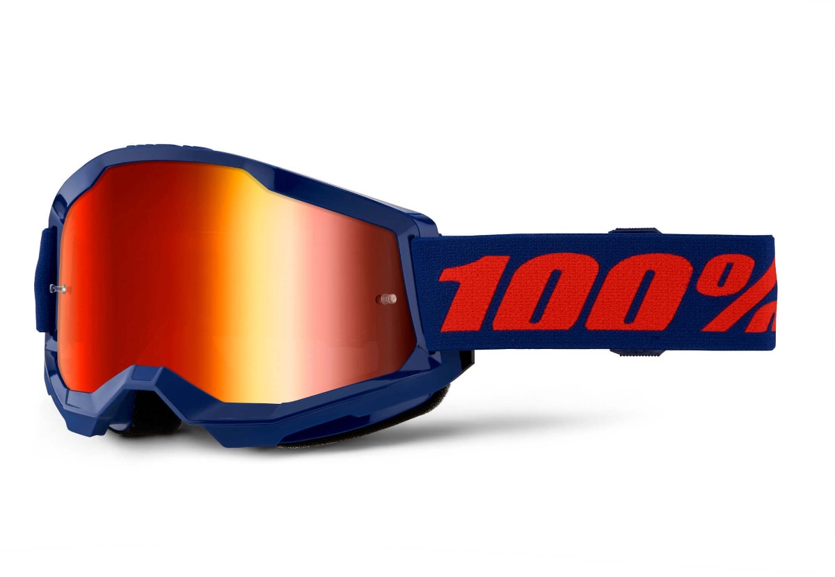 100% Strata 2 MTB Goggles Mirror Lens