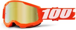 100% Strata 2 Junior MTB Goggles Mirror Lens