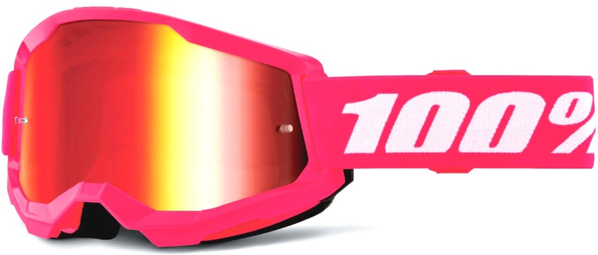 100% Strata 2 Junior MTB Goggles Mirror Lens