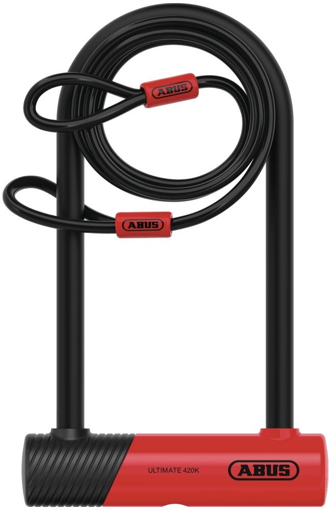 Abus Ultra 420K D Lock with Bracket and Cable