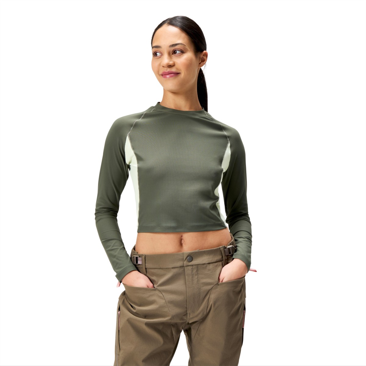 Endura Sultrac Womens Long Sleeve MTB Mountain Bike Crop Tee