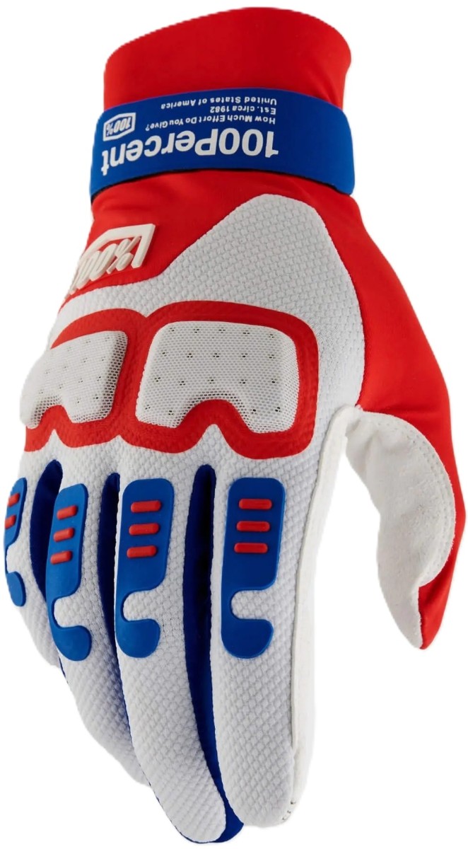 100% Langdale Long Finger MTB Mountain Bike Gloves
