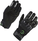 Tenn Leather and Carbon MTB Knuckle Long Finger Cycling Gloves