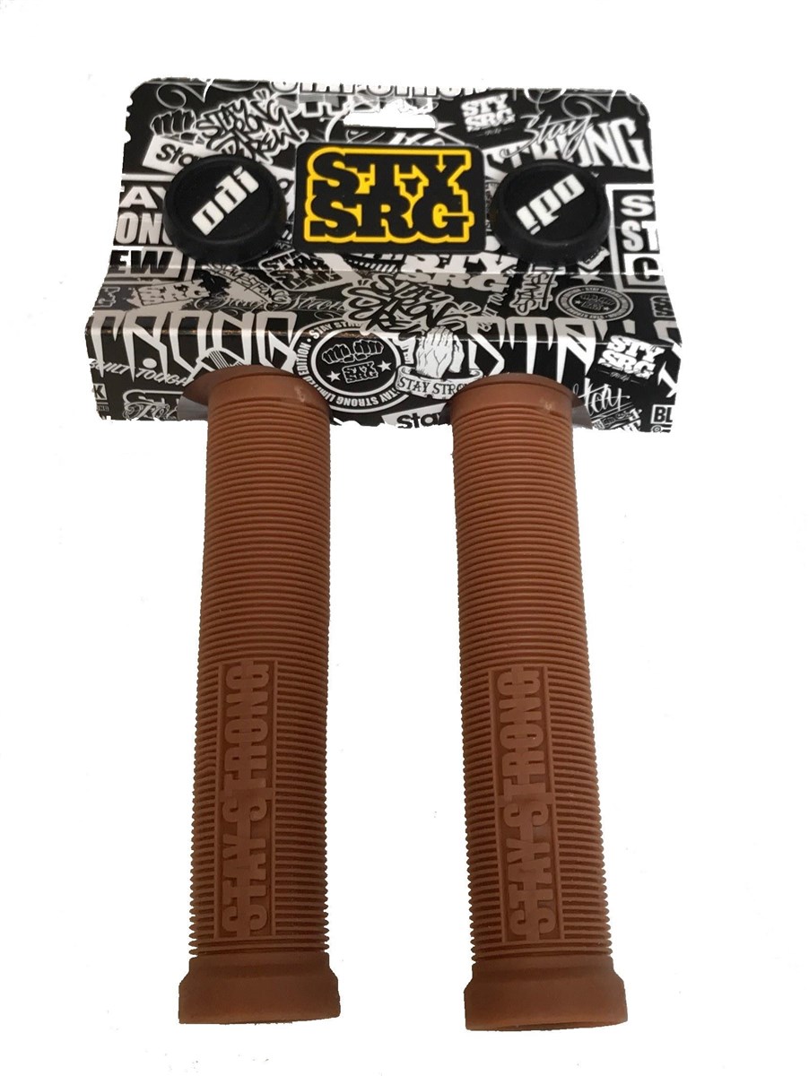 ODI Stay Strong Lion Heart BMX / Scooter Grips 143mm
