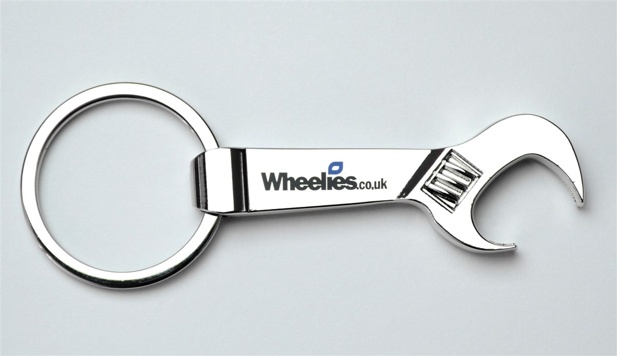 Wheelies.co.uk Spanner Keyring Bottle Opener