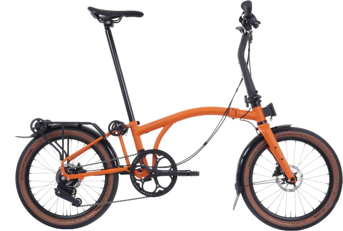 Brompton G Line 8 speed with Roller Frame 2025 Folding Bike