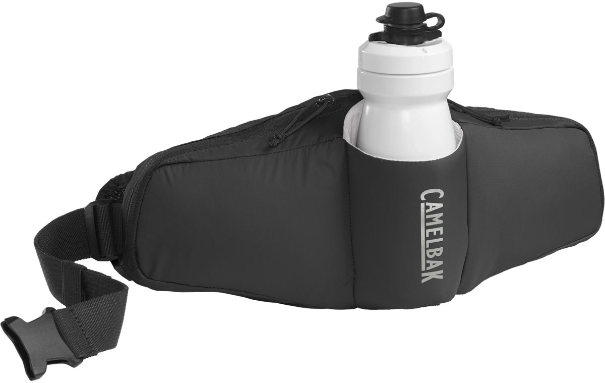 CamelBak Podium Flow 2L Hydration Waist Pack with 620ml Dirt Series Bottle