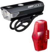 Image of Cateye AMPP 200 / VIZ 100 Bike Light Set