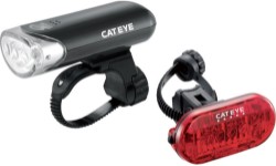Image of Cateye EL-135 Front & OMNI 5 Rear Battery Light Set