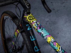 Image of Dyedbro Gravel Bike Frame Protection Kit - Victor Brousseaud Artist Series