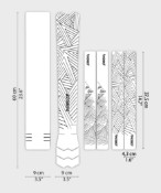 Image of Dyedbro MTB Frame Protection Kit - Stay Free