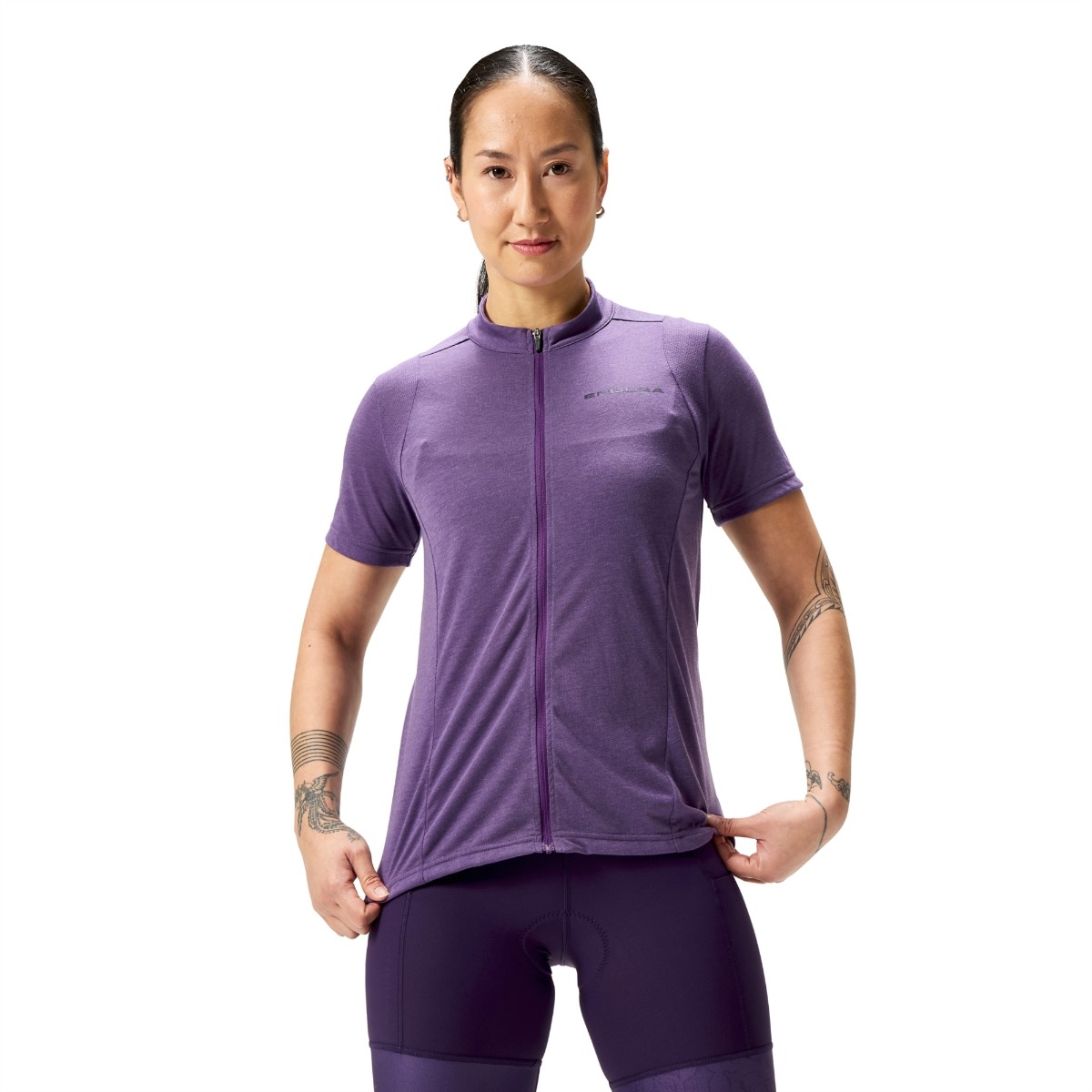 Endura Loop Womens Short Sleeve Zipped Jersey