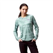 Image of Endura SingleTrack Womens Long Sleeve Cycling Print Tee
