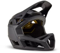 Image of Fox Clothing Proframe Matte Black Mips Full Face MTB Mountain Bike Helmet