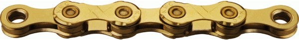 KMC E12 Ti-N Gold 12 Speed Chain For E-Bike 130 Links