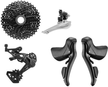 Microshift Sword Black 2x Groupset