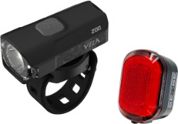 Image of Moon Vela 200 Lumens & Orion USB-C Rechargeable Bike Light Set